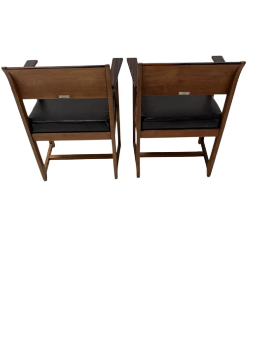 Two Art Deco Modernist Armchairs by Anton Lucas for N.V. Meubelkunst, 1920s